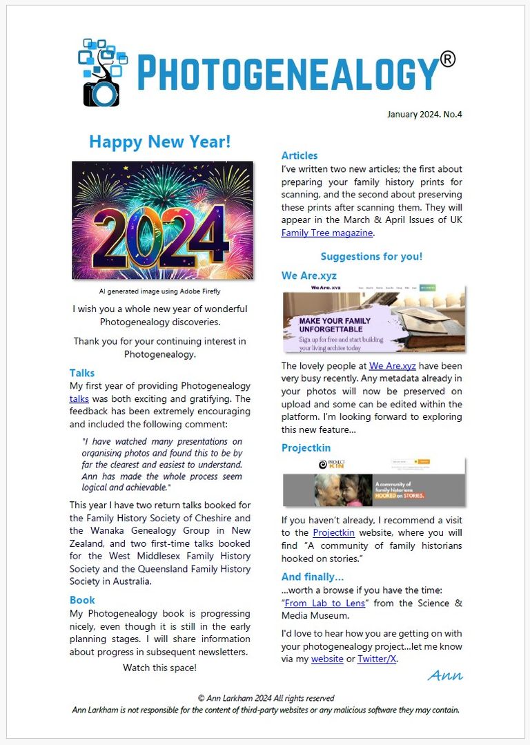 January 2024 Newsletter