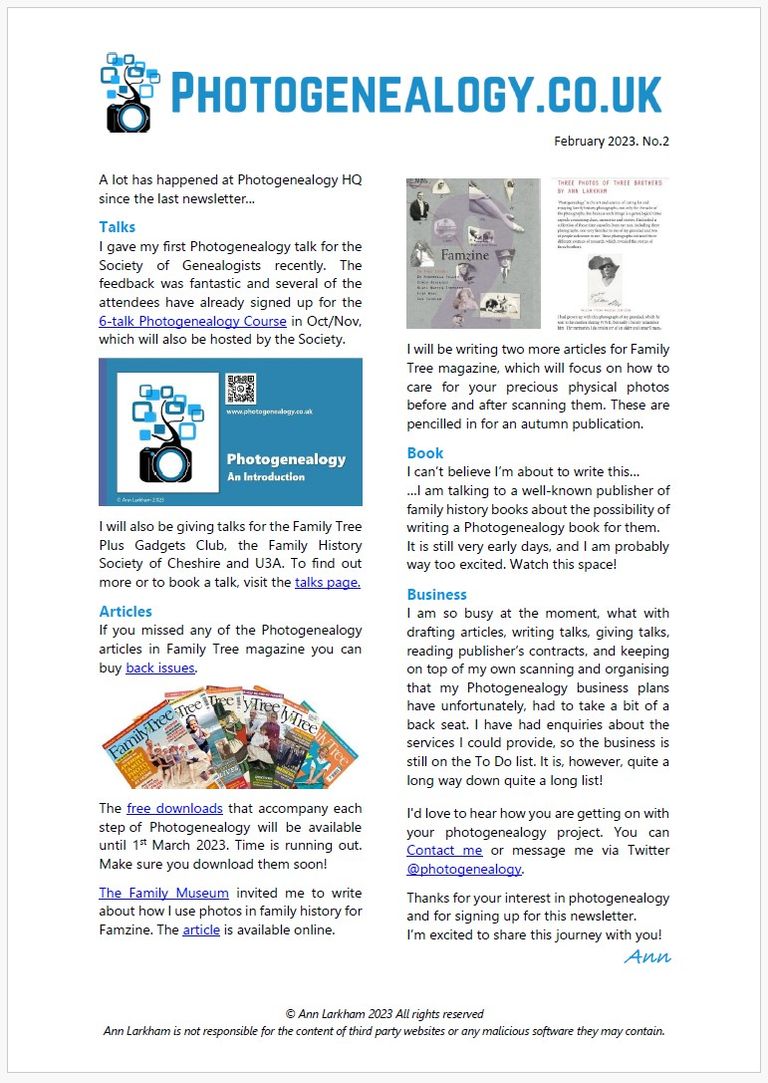 February 2023 Newsletter