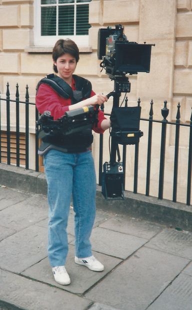Ann with Steadicam working for the BBC