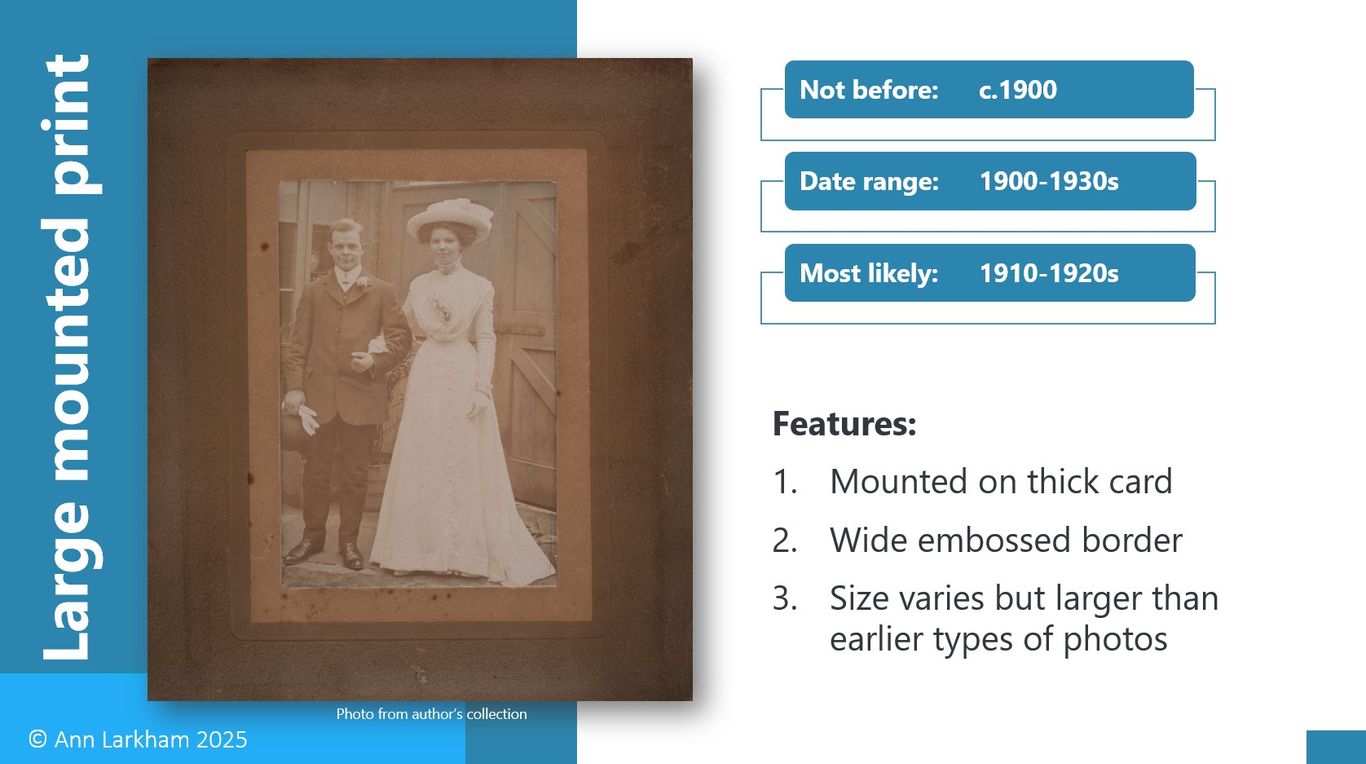 Information about about large mounted prints