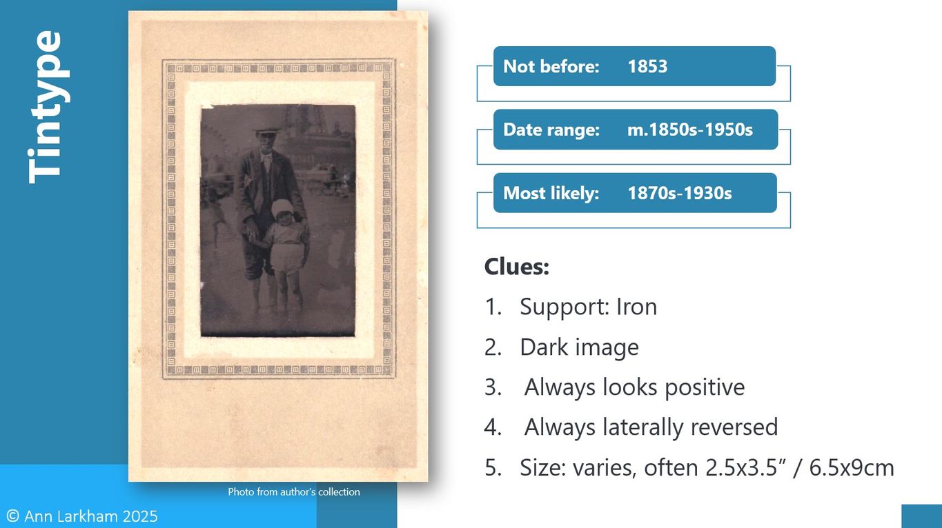 Information about tintypes